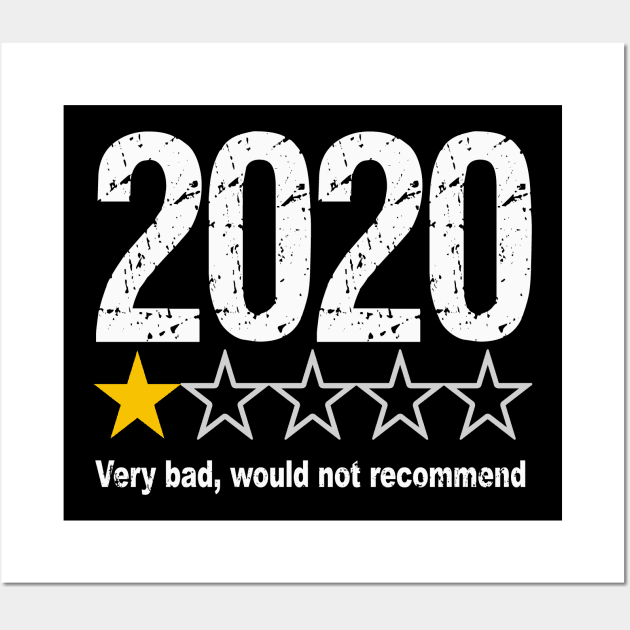 2020 bad review would not recommend shirt Wall Art by Shirtigator